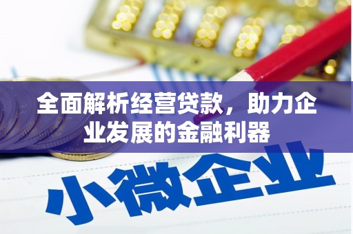 化德全面解析经营贷款，助力企业发展的金融利器