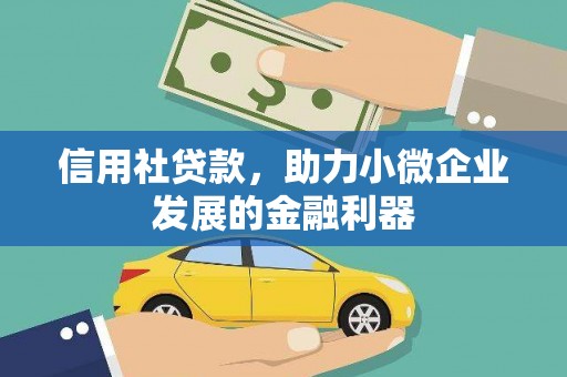 化德信用社贷款，助力小微企业发展的金融利器
