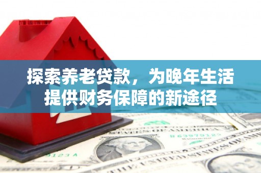 化德探索养老贷款，为晚年生活提供财务保障的新途径