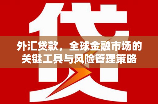 化德外汇贷款，全球金融市场的关键工具与风险管理策略