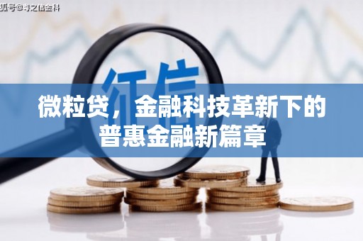 化德微粒贷，金融科技革新下的普惠金融新篇章