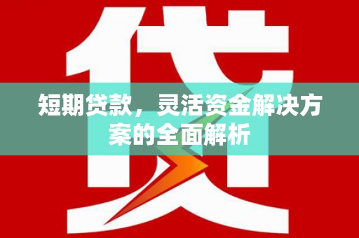 化德短期贷款，灵活资金解决方案的全面解析
