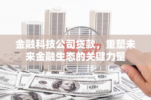 化德金融科技公司贷款，重塑未来金融生态的关键力量