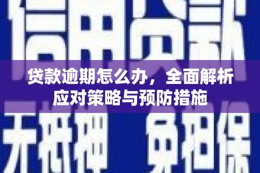 化德贷款逾期怎么办，全面解析应对策略与预防措施