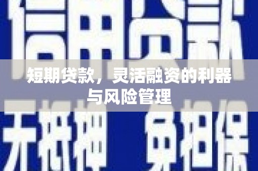 化德短期贷款，灵活融资的利器与风险管理
